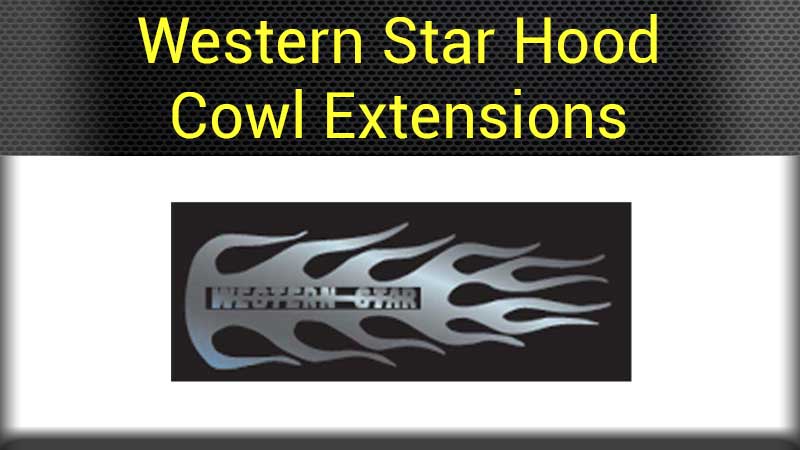 Western Star Hood Logo Trim Shop Exterior Truck Parts