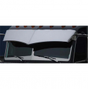 Peterbilt 14" Drop Visor Flat Top / Standard Cab Mounted Mirrors