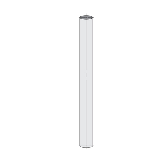 Stacks 5 Unit Buy 5-Inch Plain End Straight Stacks - 3 Options Available
