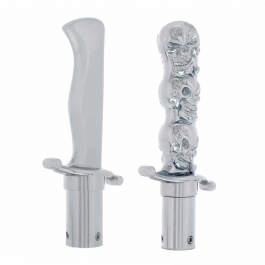 thumbnail image 2 of Dagger Shift Knob / Dipstick Combo – Chrome Finish For Chevy Ford Mercury Hot Rod Rat Rod #9314 2 of 2