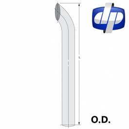 Buy 7-Inch Curved Stack: Carbon Steel or Chrome