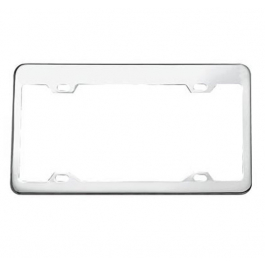 Buy Deluxe Chrome License Plate Frames - Big Rig Chrome Shop