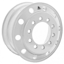 Accuride 22.5x8.25 Aluminum Budd Wheel - 10 Holes Standard Finish