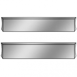 Chrome American Eagle X8 Bumper, 10 Gauge With Squared Ends And ...