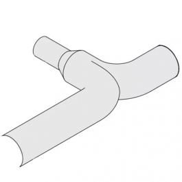 Peterbilt Chrome Plated Y-Divider Stack Caps for Semi Trucks