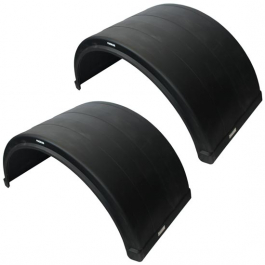 Buy Durable Black Polypropylene Full Radius Fender Kit - 26x26x54
