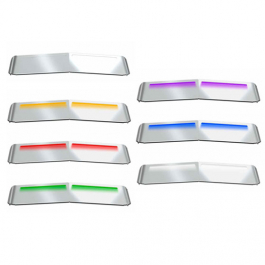 Buy Kenworth Louvered Glow Trim Sun Visor Kit for Flat Glass