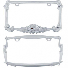 Buy Stylish Chrome License Plate Frames | Big Rig Chrome Shop