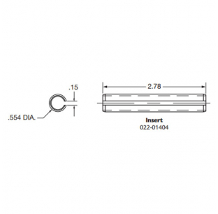 3 Hole Hinge Insert for Vanguard Style Trailers - Durable and Reliable Replacement Part