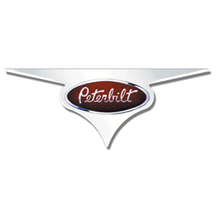 Peterbilt Oval Emblem Accent with 3 Extensions - Stylish Truck Accessory