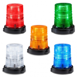 Spire 100 LED Die-Cast 1 Inch Pipe Mount Tall Dome Beacon