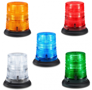 Spire 100 LED Suction-Cup Magnet Mount Tall Dome Beacon for Vehicles