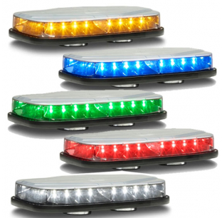 HighLighter LED 10 Inch Light Bar with Clear Dome and Magnet Mount