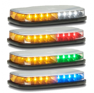 HighLighter Dual LED 10 Inch Light Bar with Permanent Mount for Vehicles