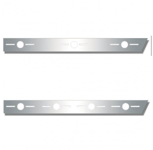 Freightliner Century & Columbia 2005+ 4-Inch Cab Panels with Universal Light Holes