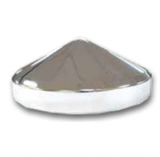 8.5 Inch Pointed Rear Hub Cap for 8 of 3/4 Inch Studs - Durable and Stylish