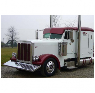 Peterbilt 379 and Kenworth W900L Bumper Flip Kit by 12 Ga Customs