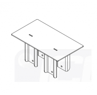 Rectangle Beacon Light Bar Mounting Area