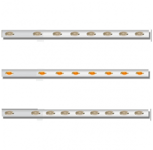 Peterbilt 579 80 Inch Sleeper Panels With Elite Mini Style LEDs