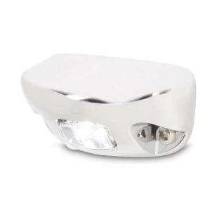 Commander COM1 White Flashing Light with 45° Surface Mount - White Illumination