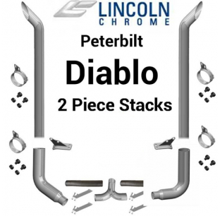 Peterbilt 389 Glider/Non-DPF 7 Inch Diablo Lincoln 2 Piece