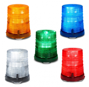 Spire 200 LED Suction-Cup Magnet Tall Dome Beacon for Emergency Vehicles