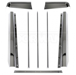 Kenworth W900 Heavy Duty Front Grille Trim - Durable, Perfect Fit for Kenworth W900