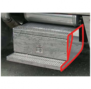 Roadworks Peterbilt 379 Tool Box Side Trims - Stainless Steel, 2 or 4 Piece Kit, 1 Year Warranty