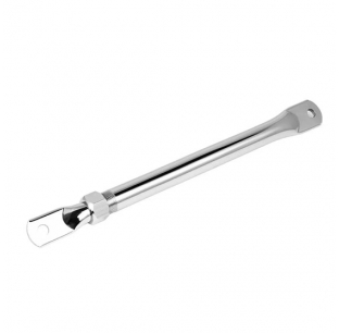 14-20 Inch Mirror Telescoping Tube Arm, Chrome or Stainless Steel, 1/2 Inch Diameter, Heavy Duty, Extends 14-20 Inches, Slugged Ends, Compression Fittings
