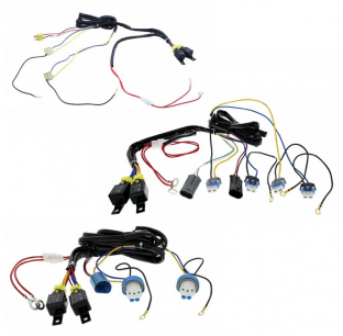Headlight Relay Harness Kit : H4, 9005/9006, 9007