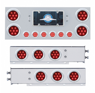Competition Series Rear Center Panel And Light Bar Kit With Red Lens
