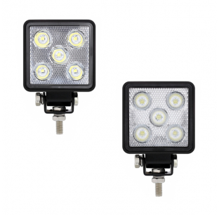 5 LED High Power Mini Square Work Light - Competition Series