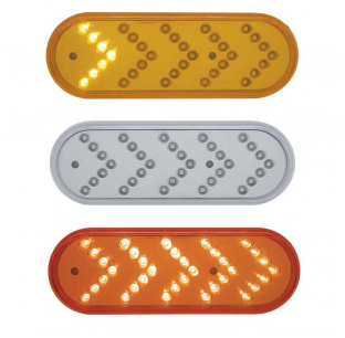 35 LED Reflector Oval Sequential Turn Signal