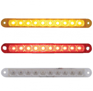 10 LED 6 1/2 Inch Turn Signal Light Bar