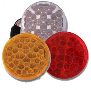 4 Inch Sealed Round LED Light with 36 Diodes for Enhanced Visibility