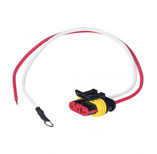 LED 8 Inch Lead 2-Wire Plug - Durable and Efficient Electrical Connector