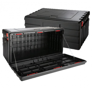 24x25 Inch Kompos-It Black Poly Multi-Purpose Box - Durable and Versatile Storage Solution