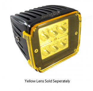 3x4 Inch 24W Cube Spot Light - High-Intensity LED for Vehicles