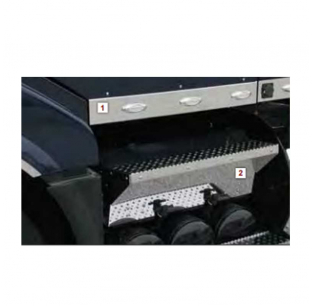 Volvo VN 630 Replacement Battery Box Lid with Steps - Reuses Factory Hardware - Fits Battery Box Lid with Steps