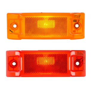 Rectangular Sealed Marker Light with Reflector Lens