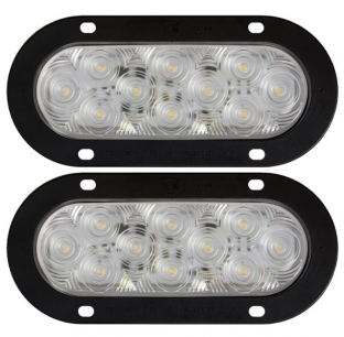 LumenX Oval Back-Up Light With Flange Mount