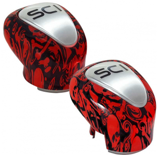 Viper Red Skulls Gear Shift Knob OEM Style for 9/10 & 13/18 Fits