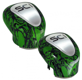 Green Skulls Gear Shift Knob OEM Style for 9/10 & 13/18 Speed Transmissions