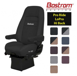 Pro Ride LoPro Suspension Hi-Backrest Drape Ultra Leather Seat