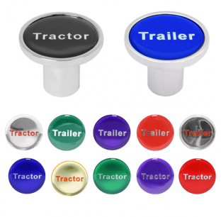 Screw-In Air Valve Control Knobs with Glossy Sticker - Durable and Easy to Install