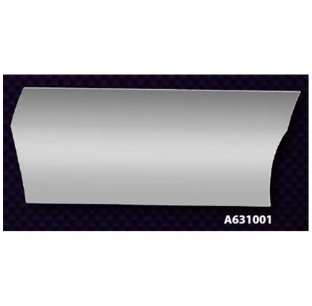 Stainless Steel Sleeper Cap for Peterbilt Stand Up - Durable and Sleek Design