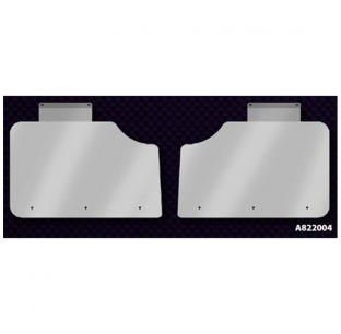 Peterbilt 388/389 Fender Guards with 2 P1 LED Lights - Standard Mount