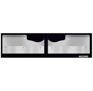 Stainless Steel Fender Guard for Peterbilt 359, 378, 379 - Double JJ Design