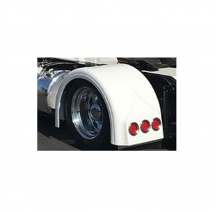 Bad Ass Custom Single Regular Cut Rear Fenders - High-Quality Fit for Single Regular Cut Rear Fenders