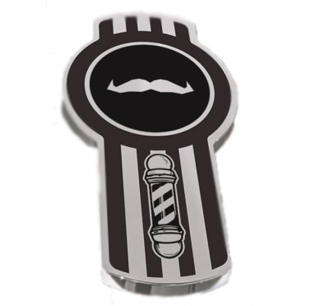 Black Movember KW Emblem - Sleek and Stylish Design for Movember Awareness